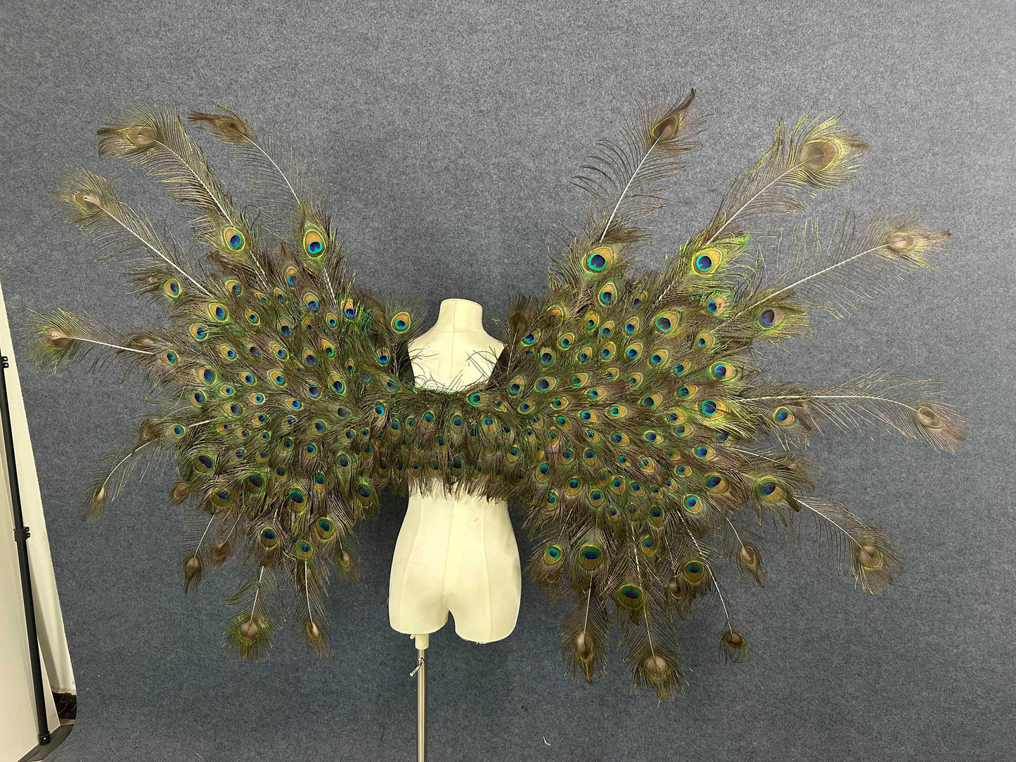 Large Peacock Wings From Peacock Feathers